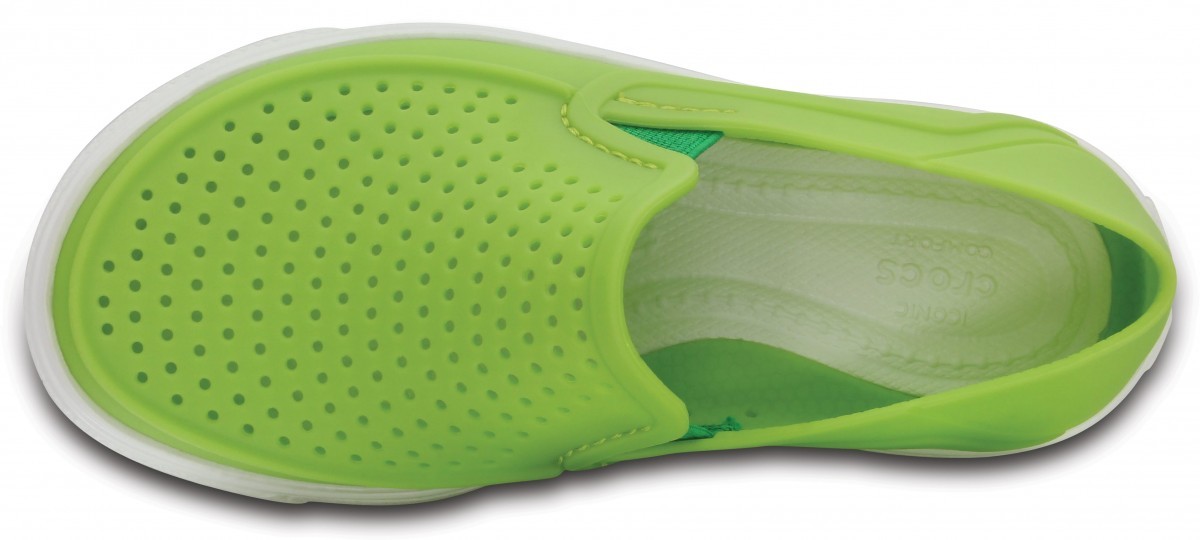 Pantofi Crocs Kids\' CitiLane Roka Slip-On Verde - Volt Green - 2 | YEO