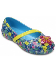 Balerini Crocs Kids' Lina... Albastru - Electric Blue 2