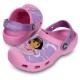 Saboti Crocs CC Dora Ballet Clog Culoare Roz - Carnation