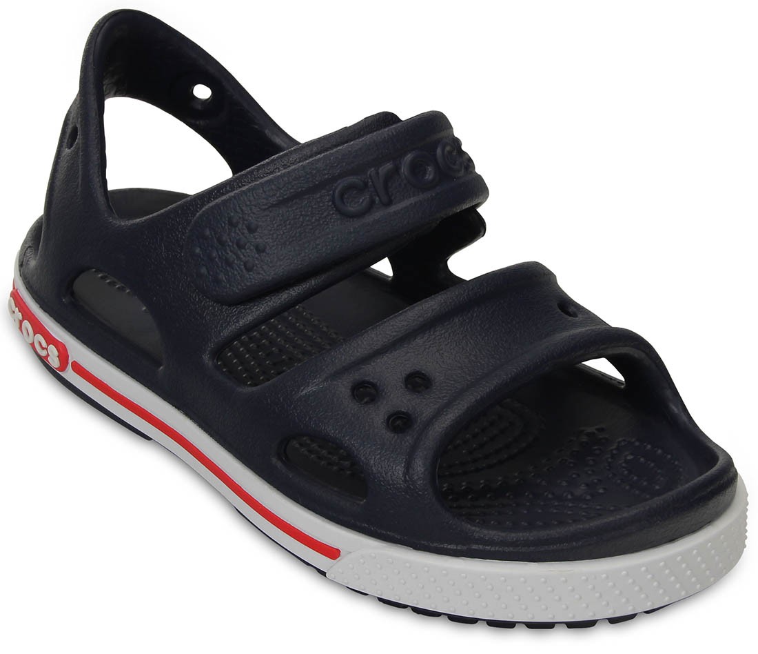 Sandale Crocs Crocband II Sandal Kids Albastru - Navy/White - 1 | YEO