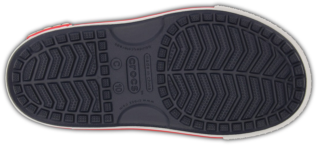 Sandale Crocs Crocband II Sandal Kids Albastru - Navy/White - 3 | YEO