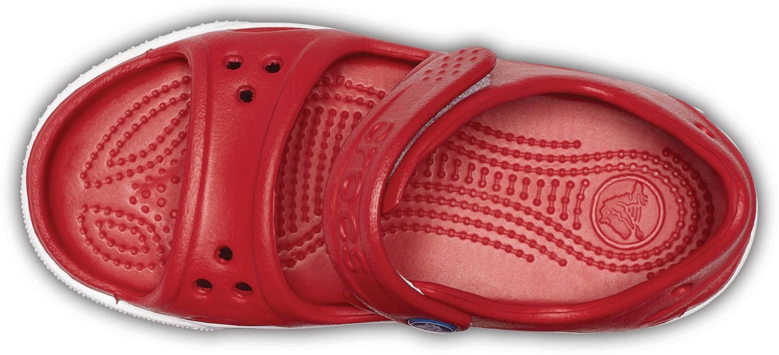 Sandale Crocs Crocband II Sandal Kids Rosu - Pepper/Blue Jean - 2 | YEO