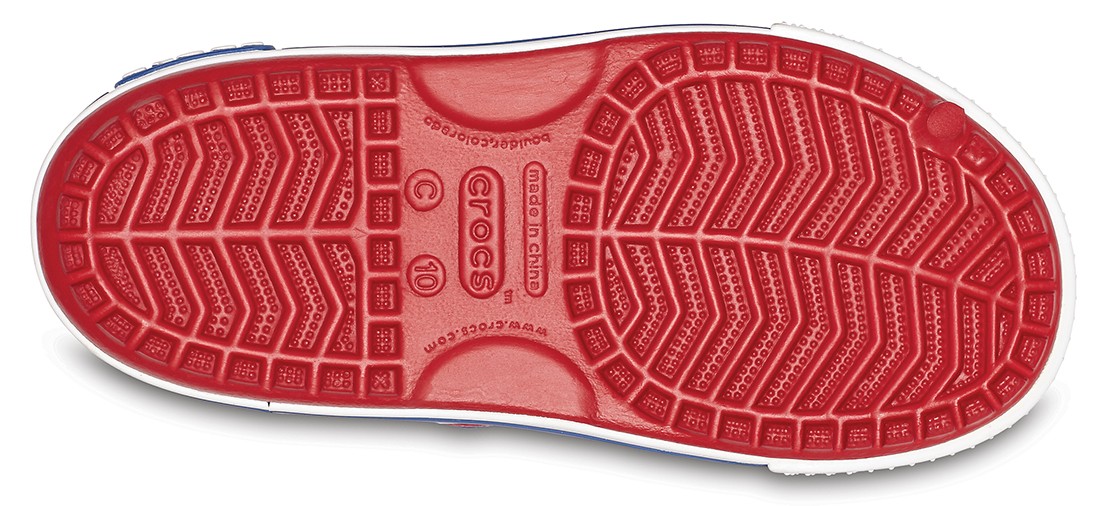 Sandale Crocs Crocband II Sandal Kids Rosu - Pepper/Blue Jean - 3 | YEO