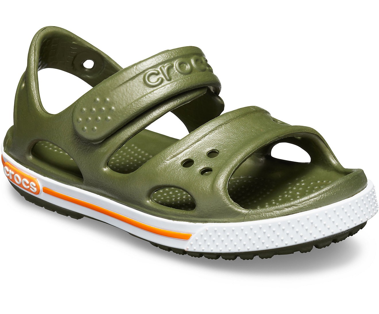 Sandale Crocs Crocband II Sandal Kids Verde - Army Green - 1 | YEO