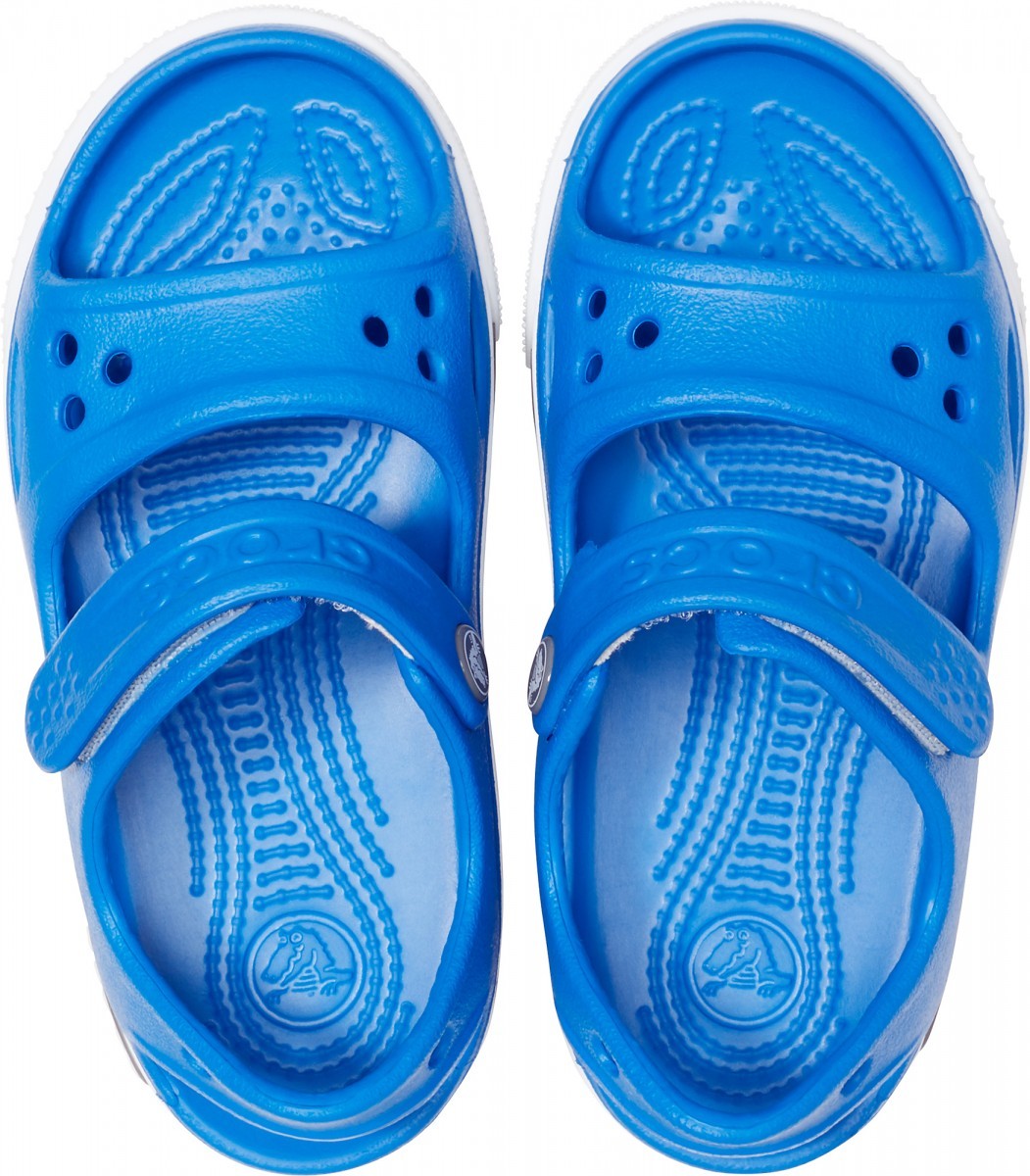 Sandale Crocs Crocband II Sandal Kids Albastru - Bright Cobalt/Charcoal - 2 | YEO
