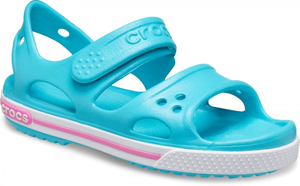 Sandale Crocs Crocband II Sandal Kids Albastru deschis - Digital Aqua - 1 | YEO