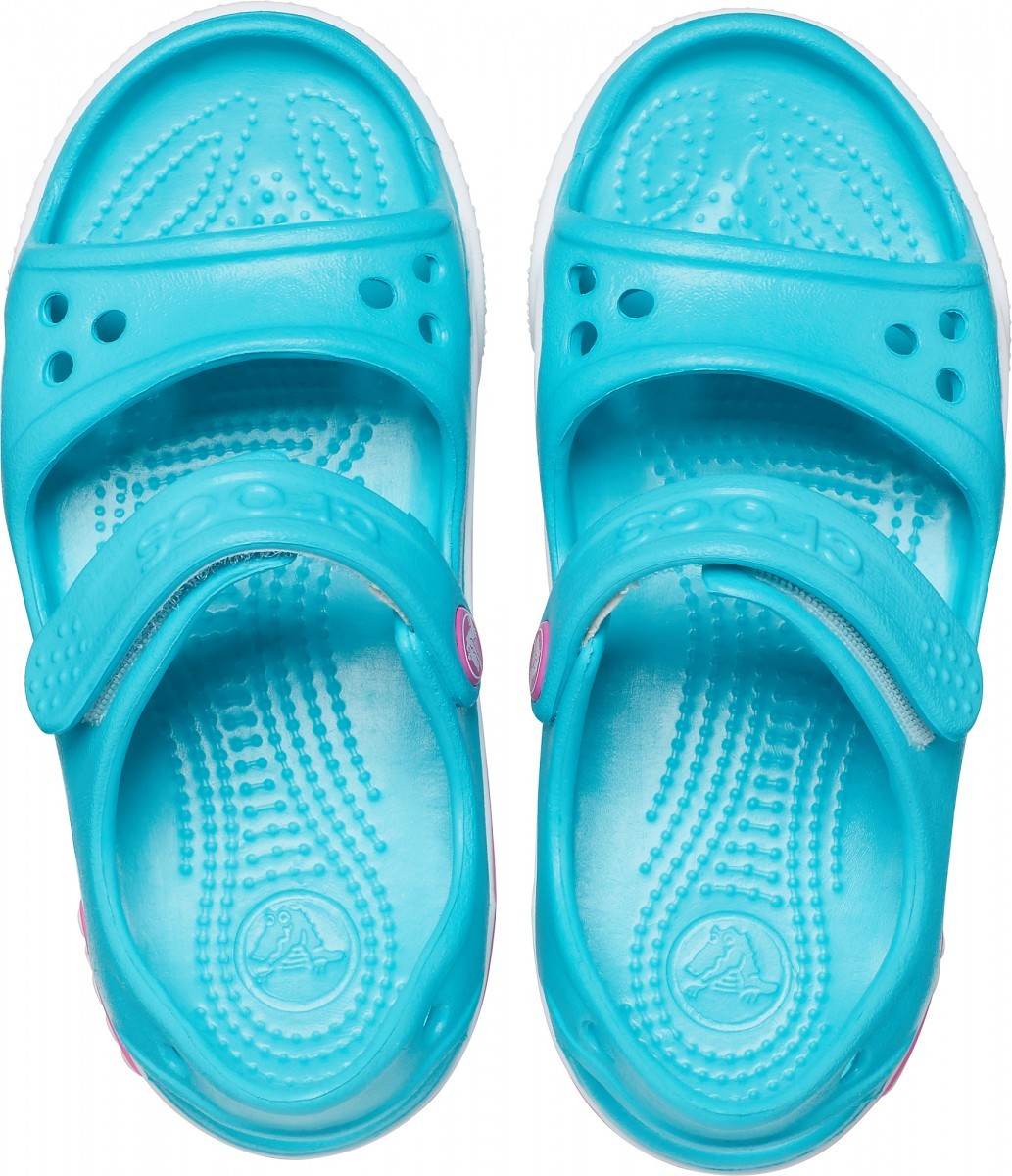 Sandale Crocs Crocband II Sandal Kids Albastru deschis - Digital Aqua - 2 | YEO