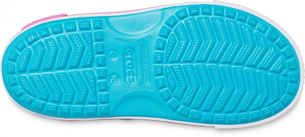 Sandale Crocs Crocband II Sandal Kids Albastru deschis - Digital Aqua