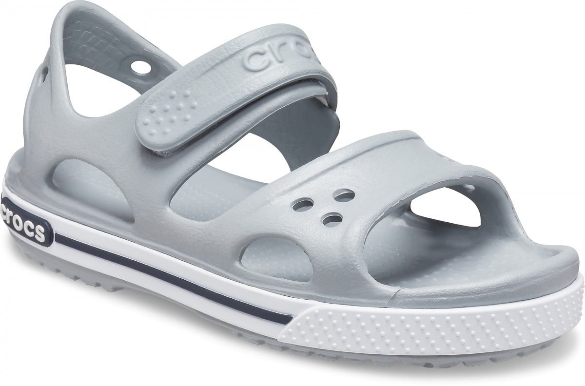 Sandale Crocs Crocband II Sandal Kids Gri - Light Grey/Navy - 1 | YEO