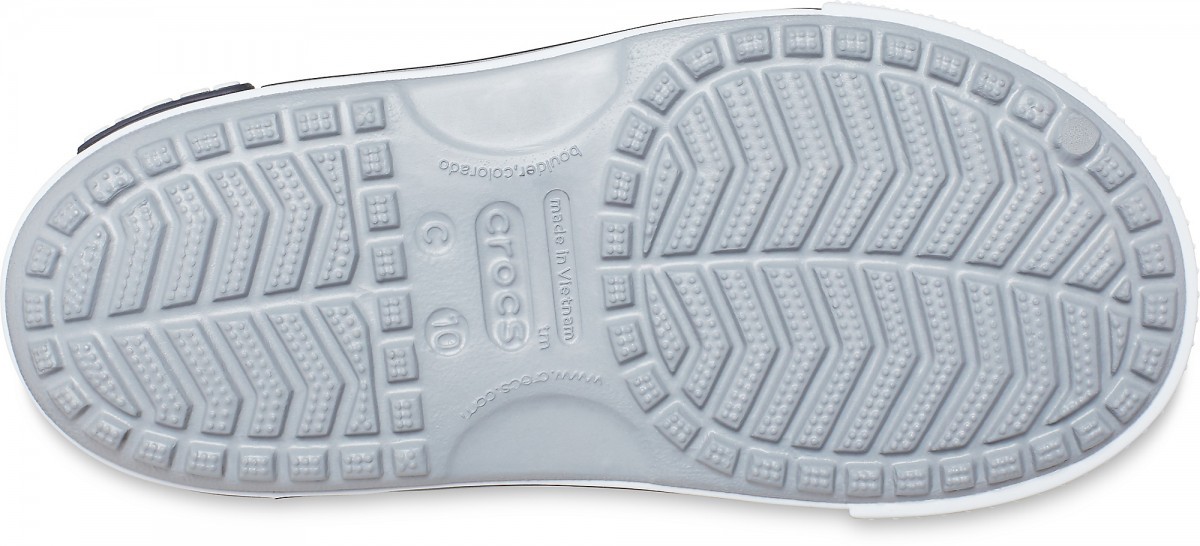 Sandale Crocs Crocband II Sandal Kids Gri - Light Grey/Navy