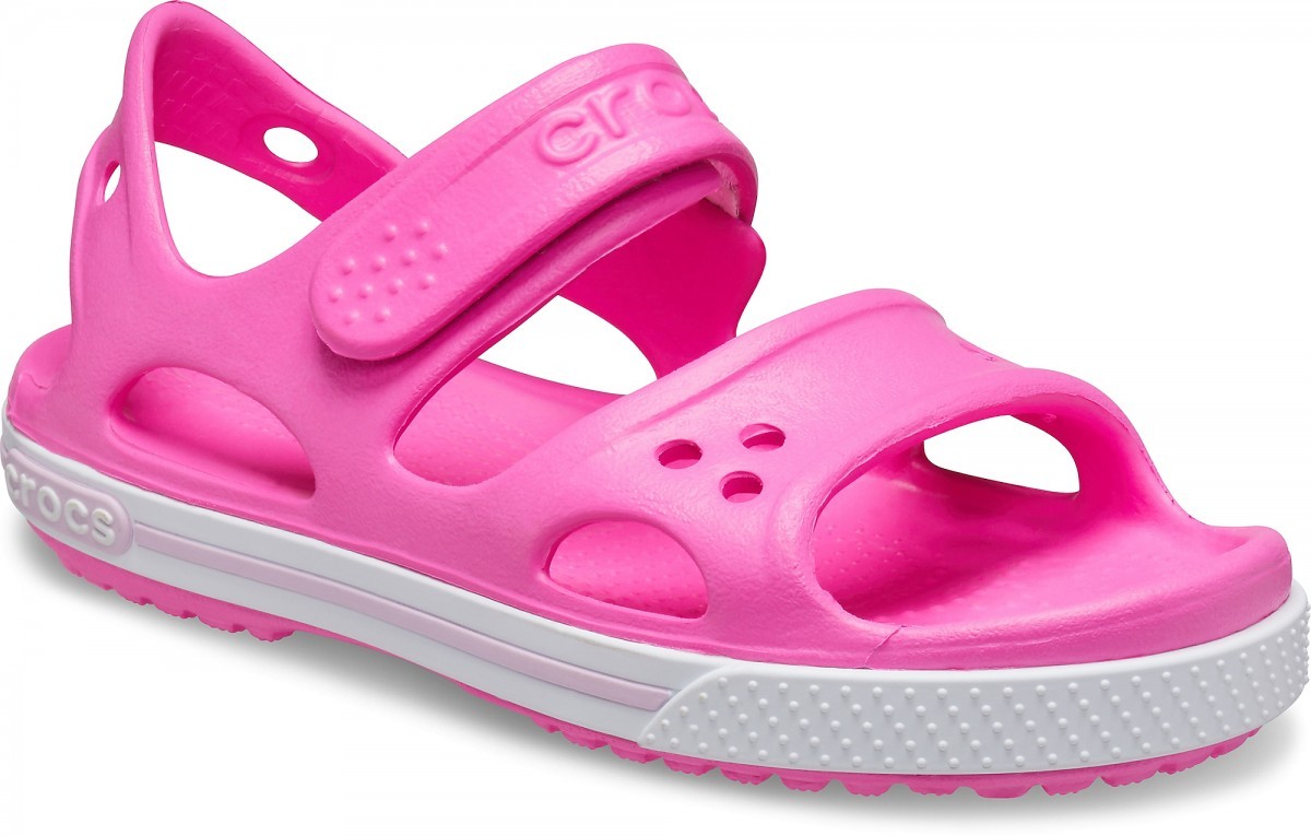 Sandale Crocs Crocband II Sandal Kids Roz - Electric Pink - 1 | YEO