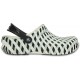 Saboti Crocs Bistro Gingham Clog Culoare Alb - White