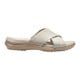 Papuci Crocs Capri Shimmer Cross-Band Sandal Culoare Gri - Oyster/Cobblestone