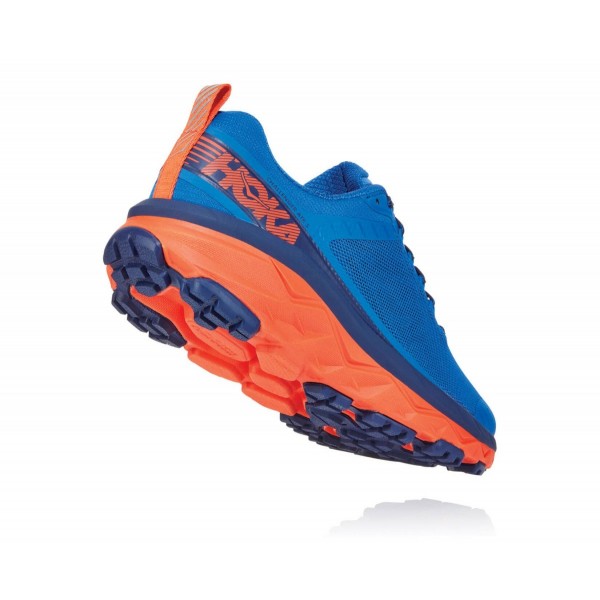 Albastru - Imperial Blue/Mandarin Red