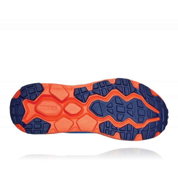 Albastru - Imperial Blue/Mandarin Red