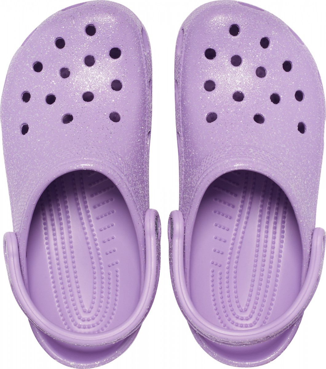 Saboți Crocs Classic Glitter Clog Mov - Orchid - 1 | YEO