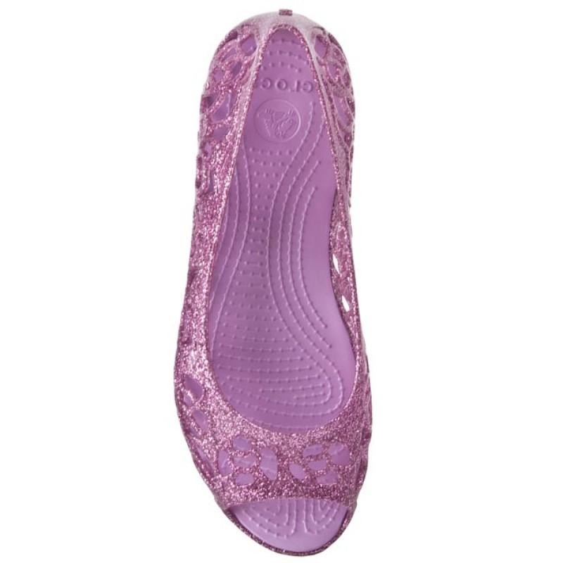 Balerini Crocs Kids\' Isabella Glitter Flat GS Mov - Wild Orchid - 2 | YEO