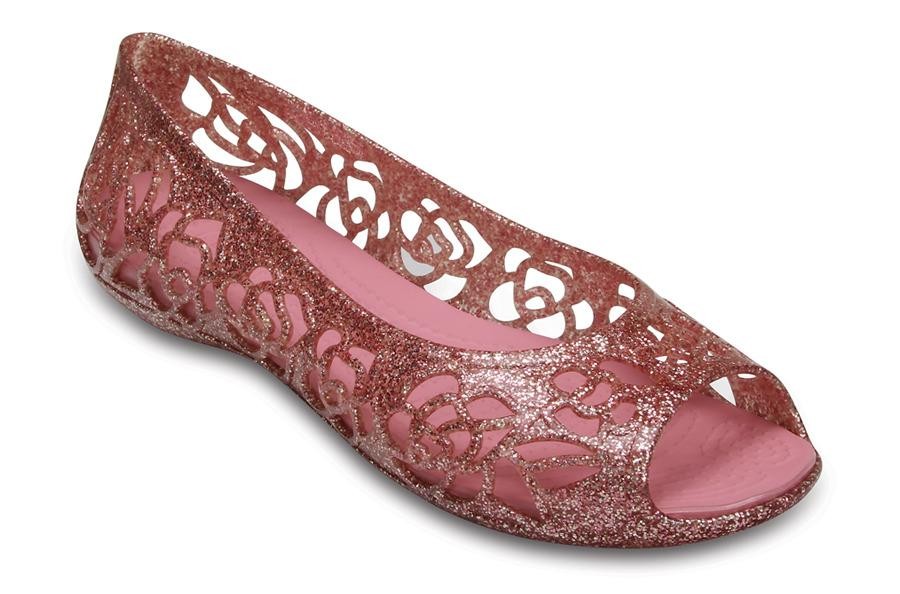 Balerini Crocs Kids\' Isabella Glitter Flat GS Roz - Blossom