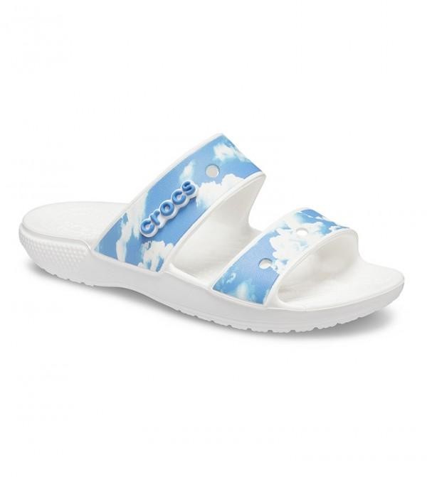 Papuci Classic Crocs Out of this World Sandal Alb - White - 3 | YEO
