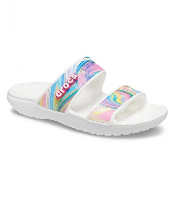 Papuci Classic Crocs Out of this World Sandal Multicolor - Multi/White - 3 | YEO