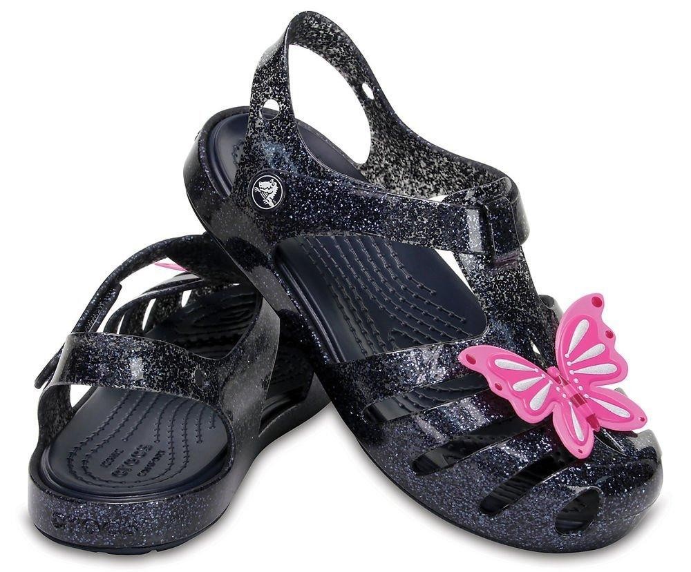 Sandale Crocs Isabella Novelty Sandal Kids Albastru - Navy - 3 | YEO