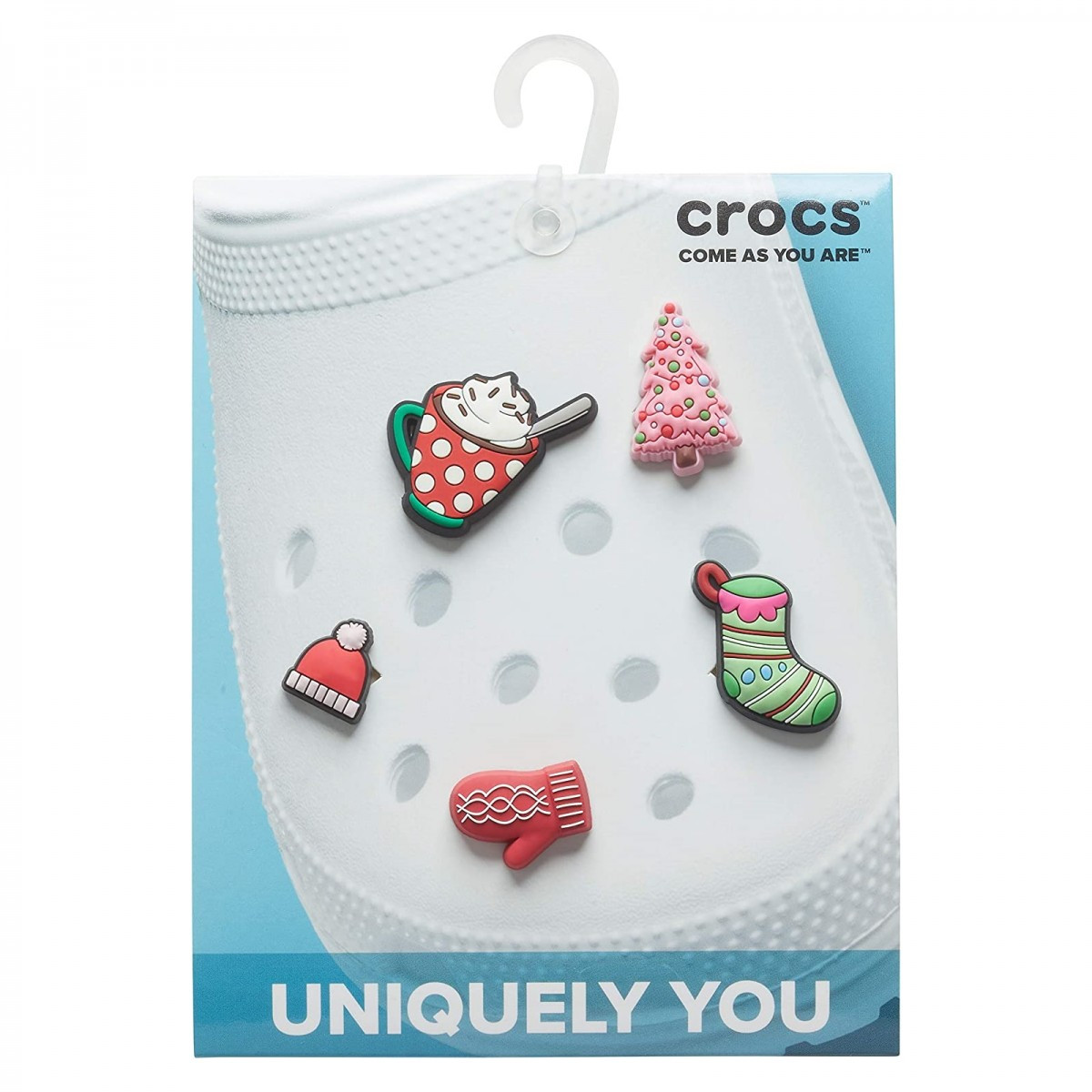 Jibbitz crocs happy holidays 5 pack