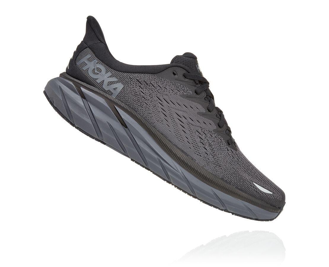 Pantofi Hoka Men\'s Clifton 8 Negru - Black/Black - 1 | YEO
