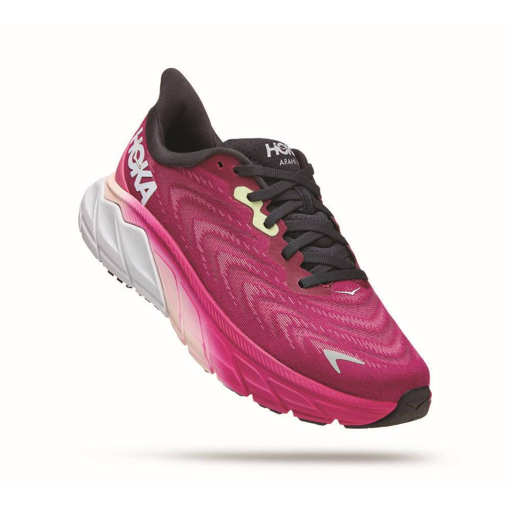 Pantofi Hoka Women’s Arahi 6 Mov – Festival Fuchsia/Ibis Rose Arahi imagine 2022