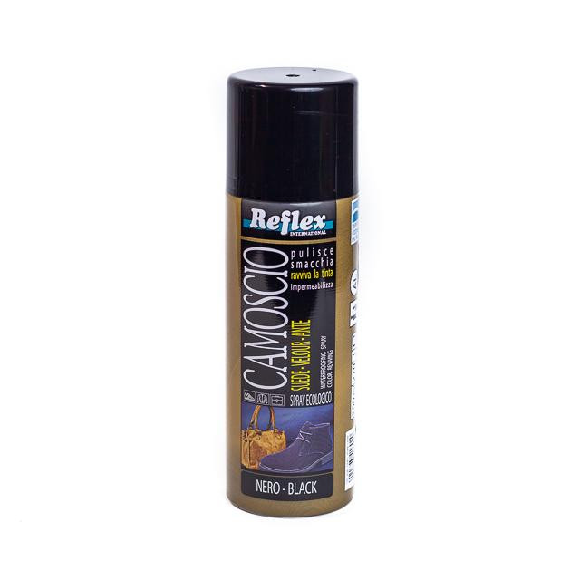 Spray pentru piele întoarsă Reflex Camoscio 200ml Negru – Black Reflex