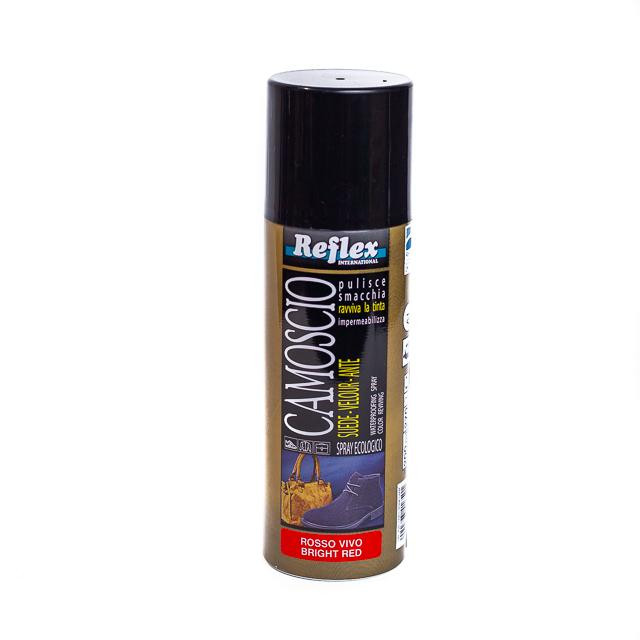 Spray pentru piele întoarsă reflex camoscio 200ml rosu - red