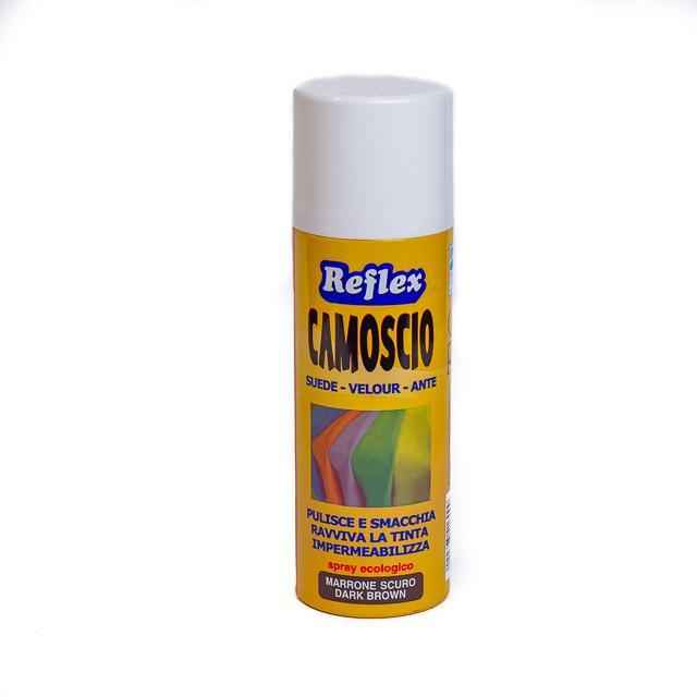Spray pentru piele întoarsă Reflex Camoscio 200ml Maro – Dark Brown 200ml imagine 2022