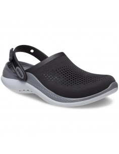 Saboti Crocs LiteRide 360 Clog Negru - Black/Slate Grey 2