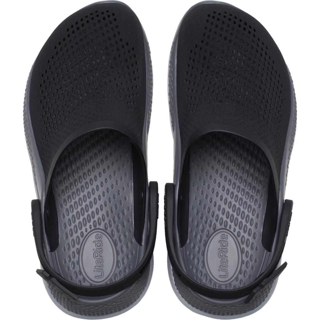Saboti Crocs LiteRide 360 Clog Negru - Black/Slate Grey - 5 | YEO