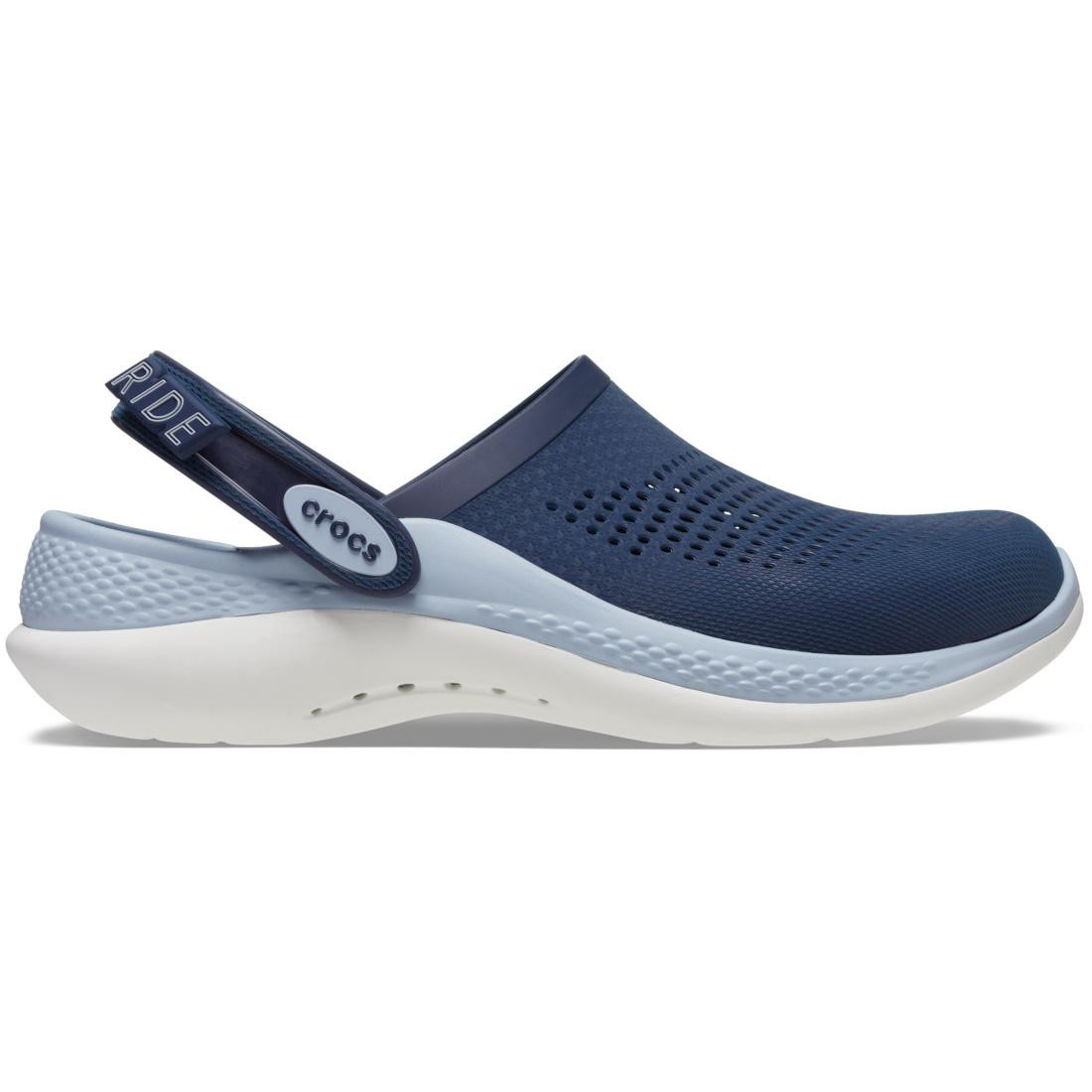 Saboti crocs literide 360 clog albastru - navy/blue grey