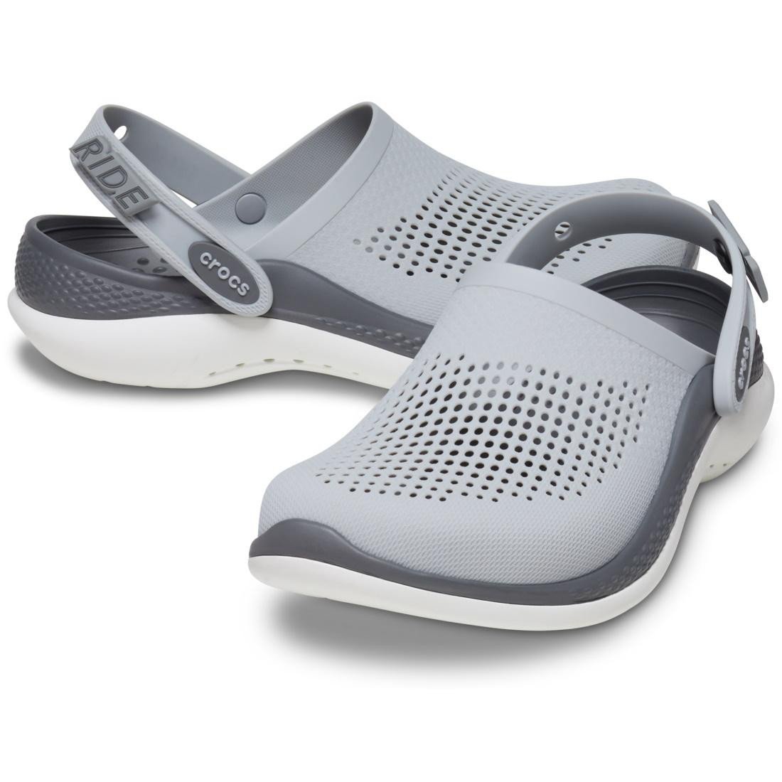 Saboti Crocs LiteRide 360 Clog Gri - Light Grey/Slate Grey - 4 | YEO