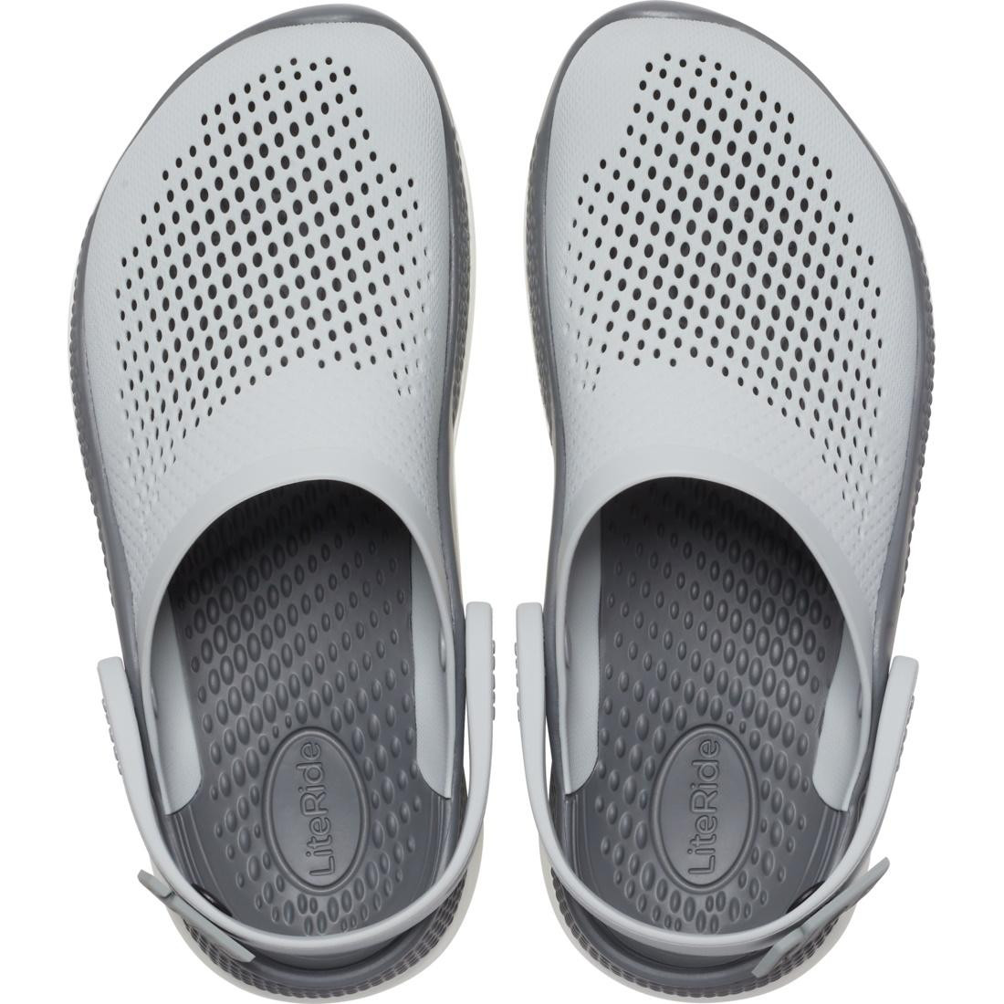Saboti Crocs LiteRide 360 Clog Gri - Light Grey/Slate Grey - 6 | YEO