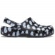 Saboti Classic Crocs Heart Print Clog Culoare Negru - Black/White