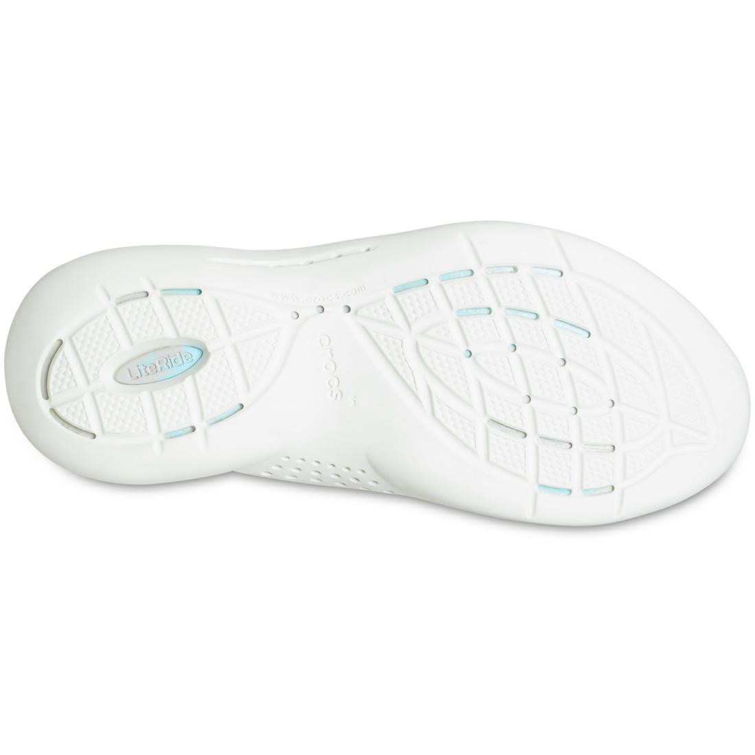 Pantofi Crocs LiteRide 360 Marbled Pacer W Alb - Pearl/White - 3 | YEO