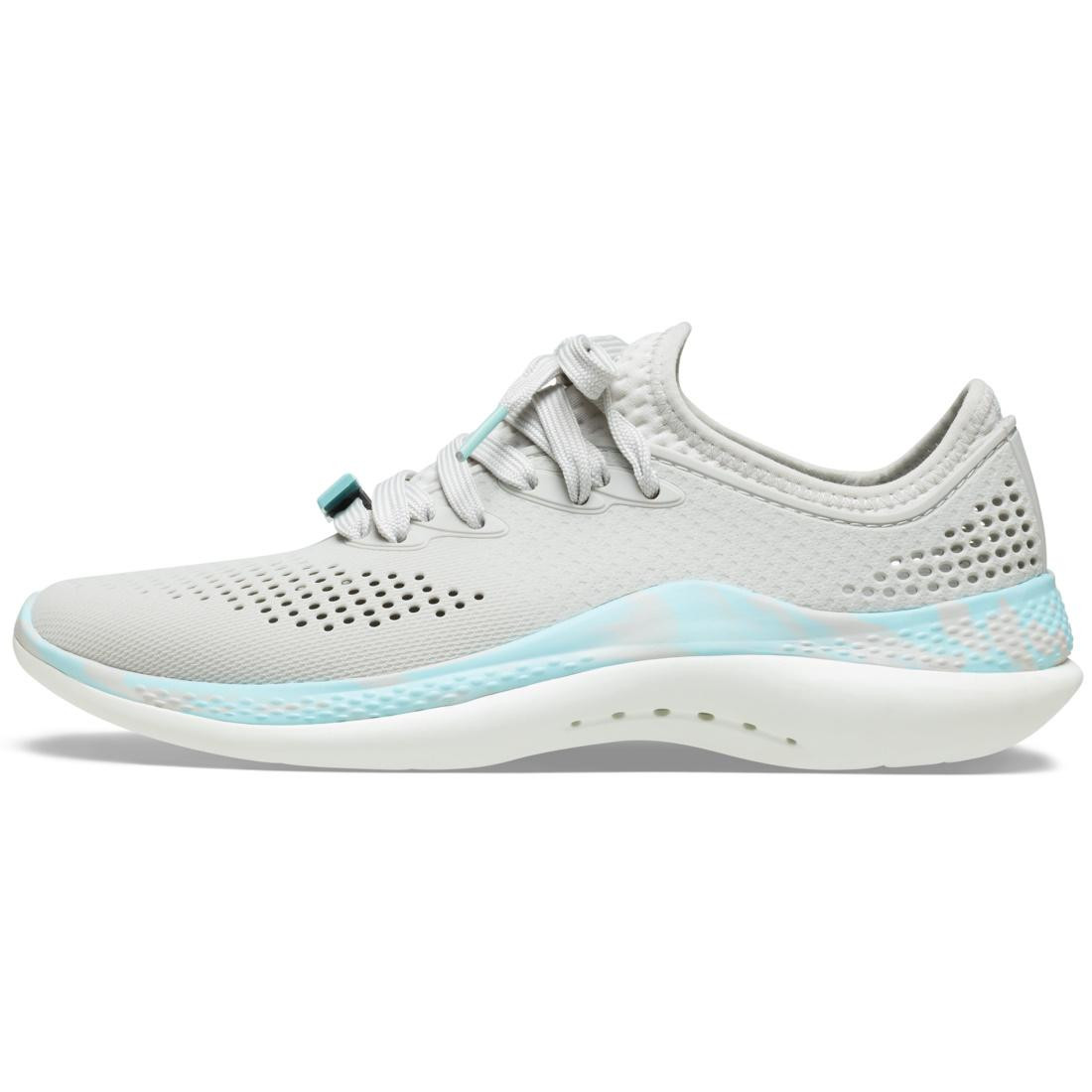Pantofi Crocs LiteRide 360 Marbled Pacer W Alb - Pearl/White - 4 | YEO