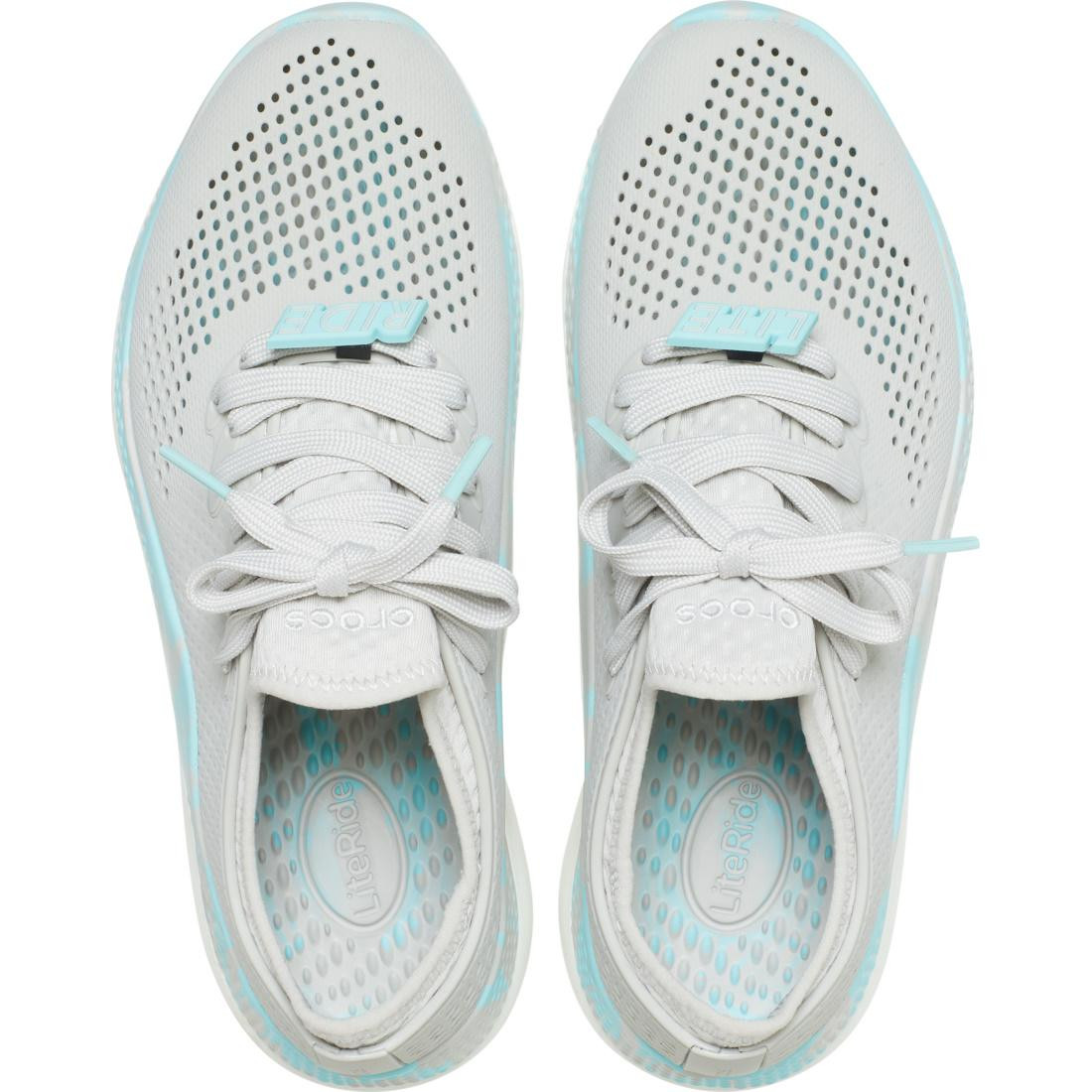 Pantofi Crocs LiteRide 360 Marbled Pacer W Alb - Pearl/White - 5 | YEO