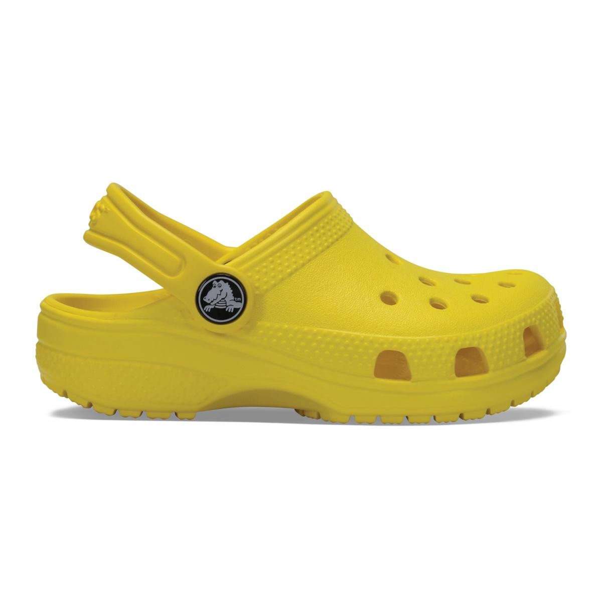 Saboți crocs classic kid's new clog galben - lemon