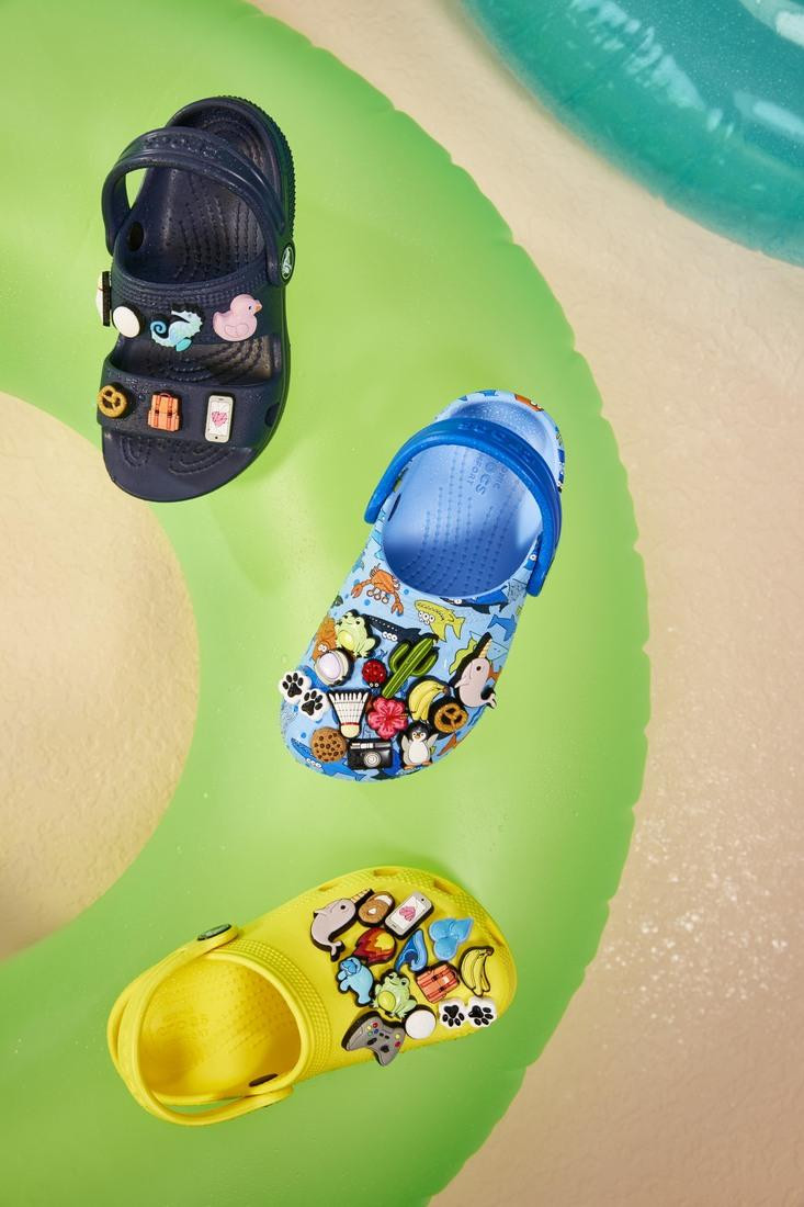 Saboți Crocs Classic Toddlers New clog Galben - Lemon - 4 | YEO