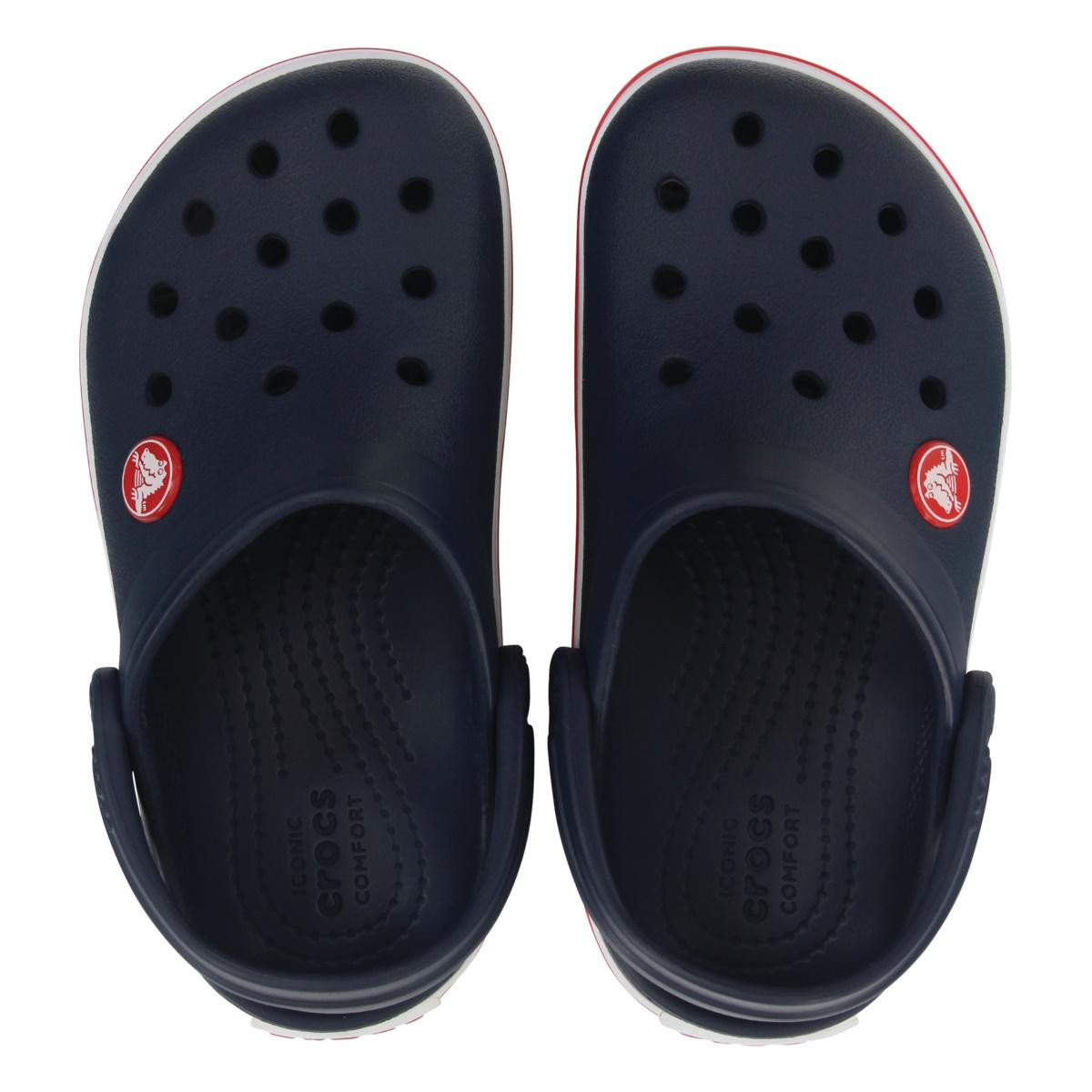 Saboți Crocs Crocband Kid\'s New Clog Bleumarin - Navy/Red - 4 | YEO