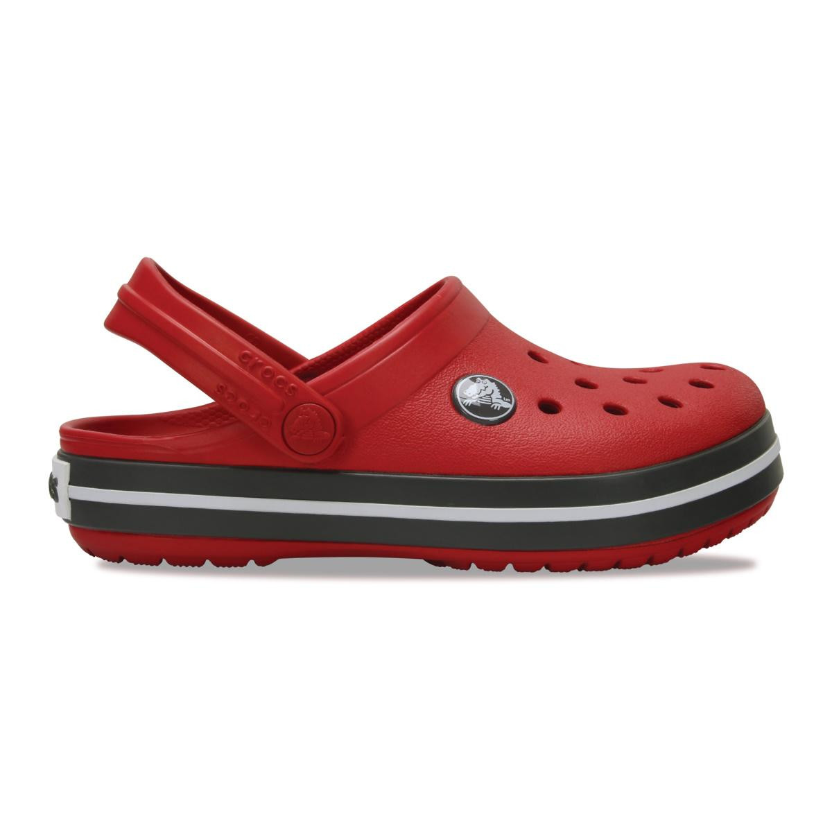 Saboți Crocs Crocband Kid\'s New Clog Roșu - Pepper/Graphite