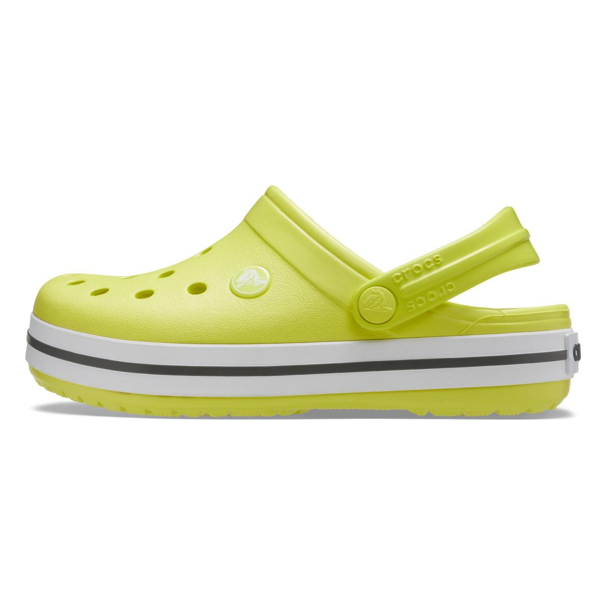 Saboți Crocs Crocband Kid\'s New Clog Galben - Citrus/Grey - 2 | YEO