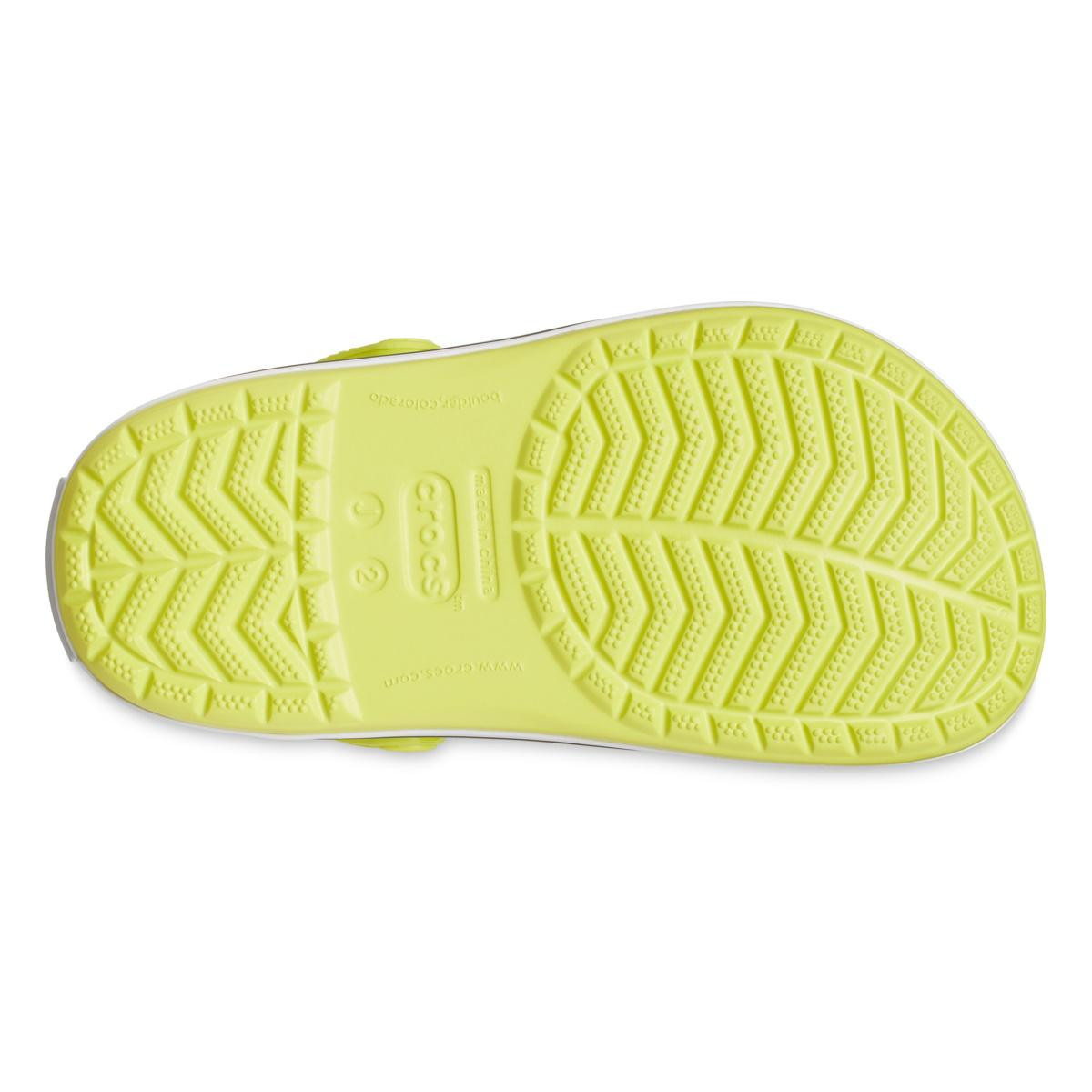 Saboți Crocs Crocband Kid\'s New Clog Galben - Citrus/Grey - 3 | YEO