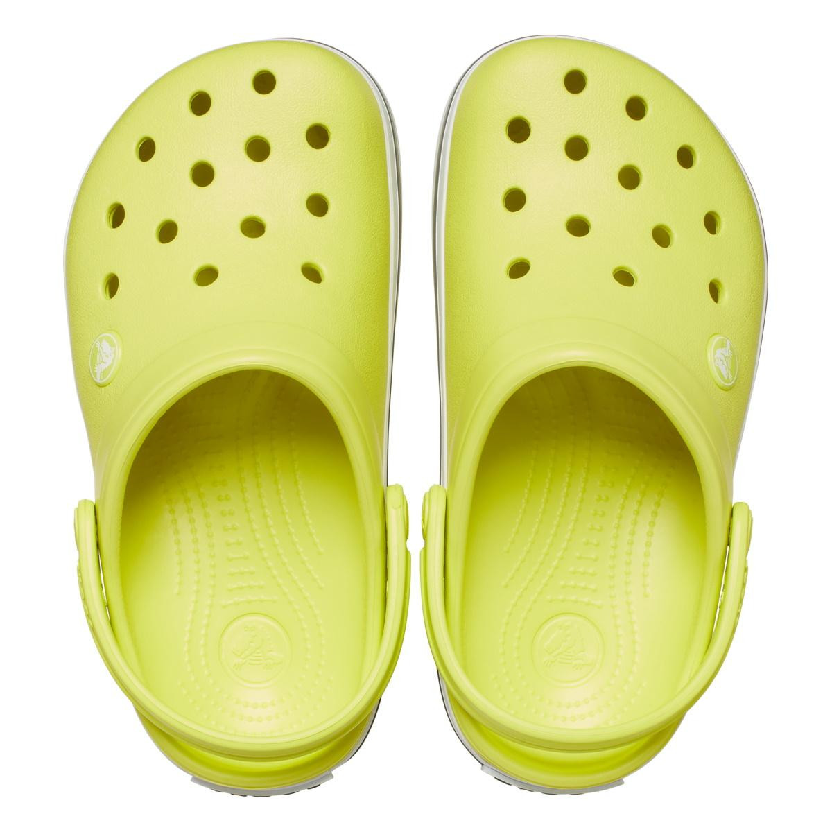 Saboți Crocs Crocband Kid\'s New Clog Galben - Citrus/Grey - 4 | YEO