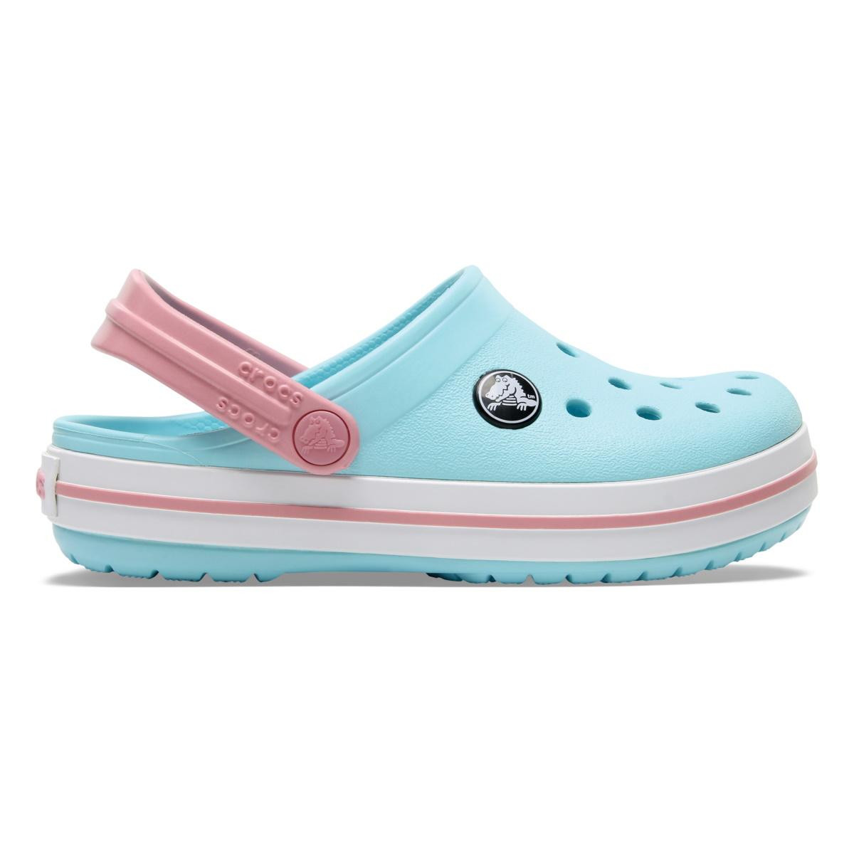 Saboți Crocs Crocband Kid\'s New Clog Albastru - Ice Blue/White