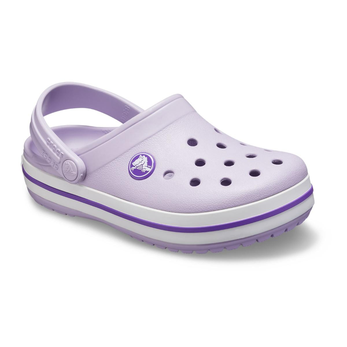 Saboți Crocs Crocband Kid\'s New Clog Mov - Lavender/Neon Purple - 1 | YEO