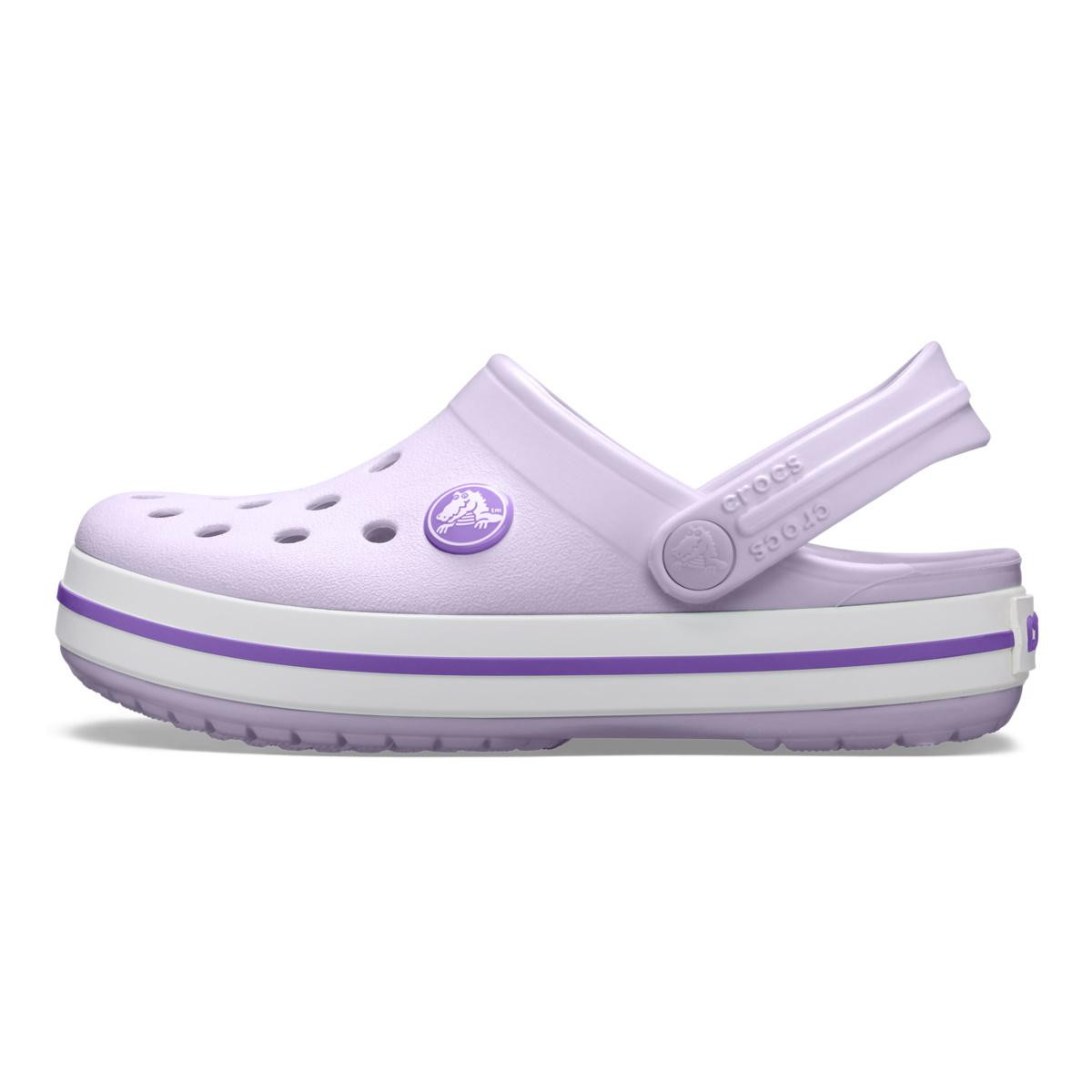Saboți Crocs Crocband Kid\'s New Clog Mov - Lavender/Neon Purple - 2 | YEO